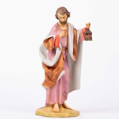 San Giuseppe in resina per presepe cm.52