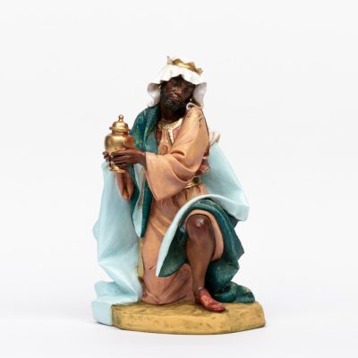 Re moro (3) in resina per presepe cm.52