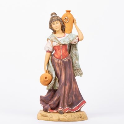 Pastorella (3) in resina per presepe cm.52