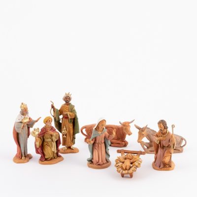 Natività 8 pezzi per presepe cm.10