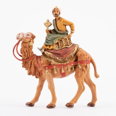 Re mulatto a cammello (9) per presepe cm.10