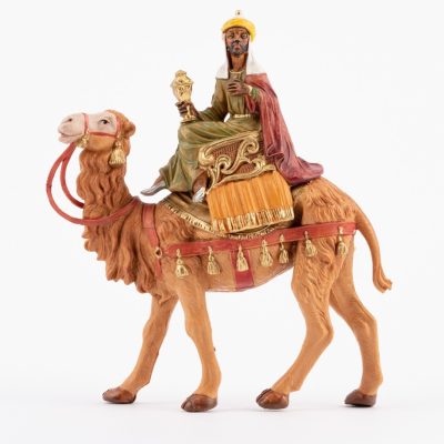 Re moro a cammello (10) per presepe cm.10