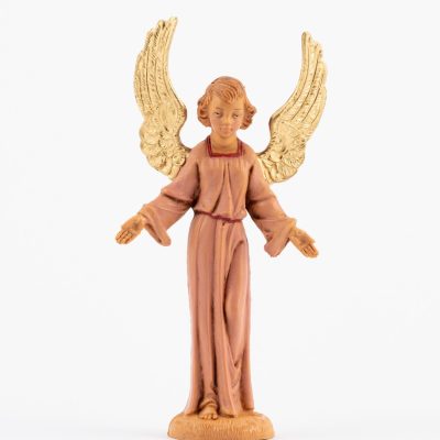 Angelo in piedi per presepe cm.10
