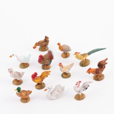 Gallinacei per presepe cm.10