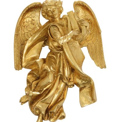 Angelo con lira (468) oro foglia cm.17
