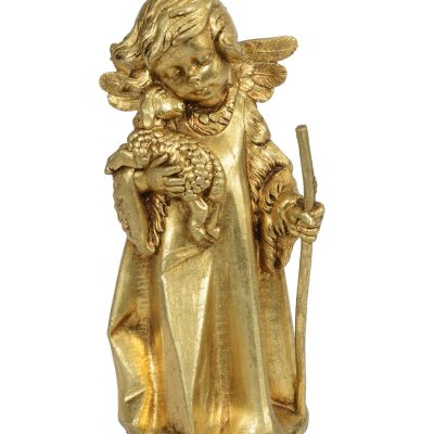 Angelo con pecora (562) oro foglia cm.20,5