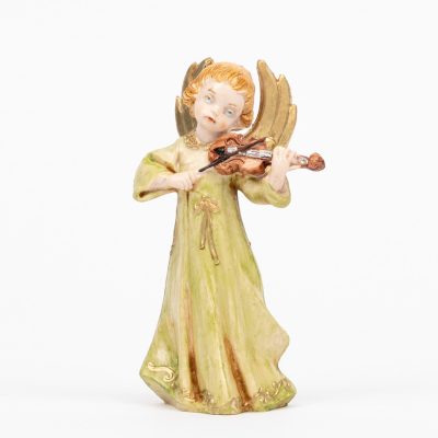 Angelo con violino (163) tipo porcellana cm.12