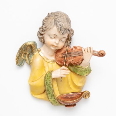 Angelo con violino (167) tipo porcellana cm.20