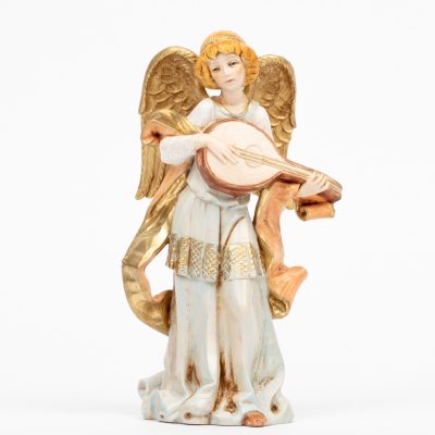 Angelo con mandolino (252) tipo porcellana cm.16,5