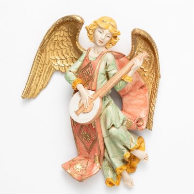 Angelo con mandolino (367) tipo porcellana cm.21