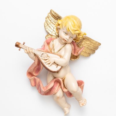 Angelo con mandolino (465) tipo porcellana cm.27