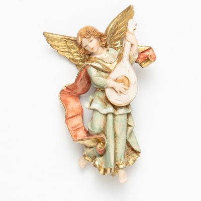 Angelo con mandolino (670) tipo porcellana cm.10