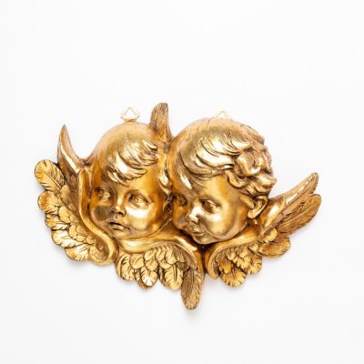 Teste angeli (678) oro foglia cm.25x35