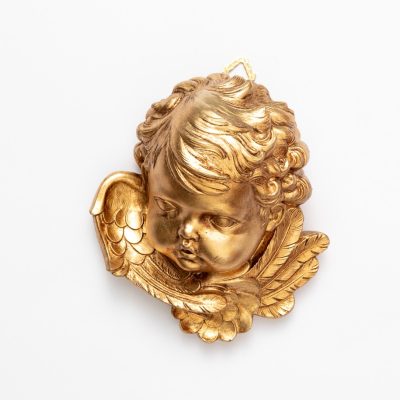 Testa angelo destra (680) oro foglia cm.19