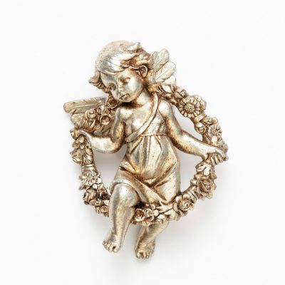 Angelo primavera (855) argento foglia cm.12