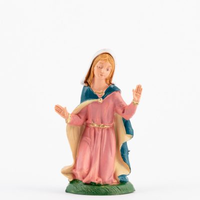 Madonna per presepe colori tradizionali cm.10