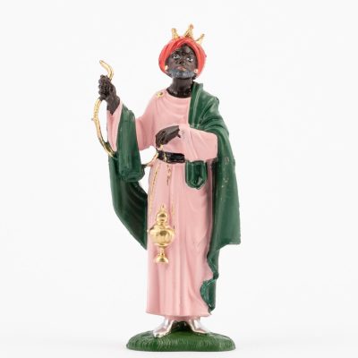 Re moro (6) per presepe colori tradizionali cm.10