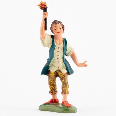 Pastore (108) per presepe colori tradizionali cm.10