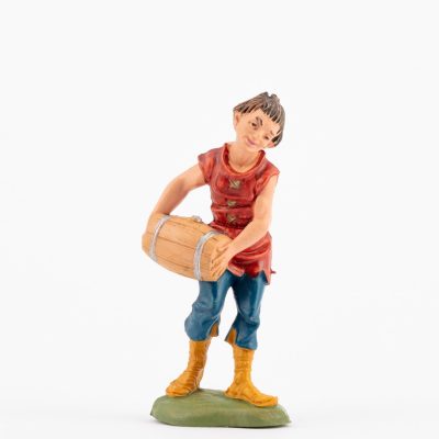 Pastore (109) per presepe colori tradizionali cm.10