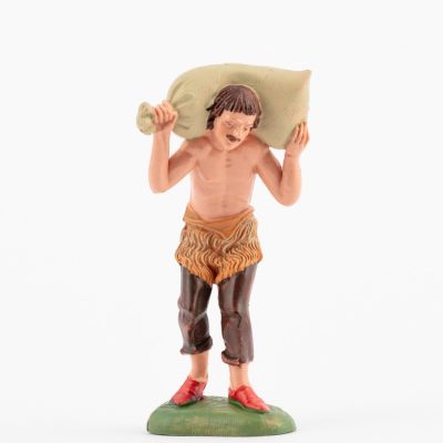 Pastore (120) per presepe colori tradizionali cm.10
