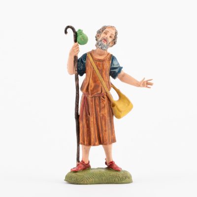 Pastore (131) per presepe colori tradizionali cm.10