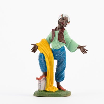 Pastore (132) per presepe colori tradizionali cm.10