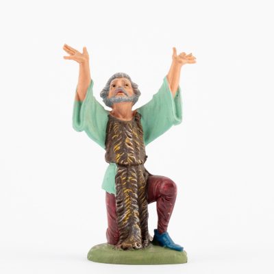 Pastore (137) per presepe colori tradizionali cm.10