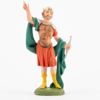 Pastore (156) per presepe colori tradizionali cm.10