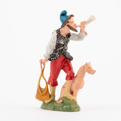 Pastore (207) per presepe colori tradizionali cm.10