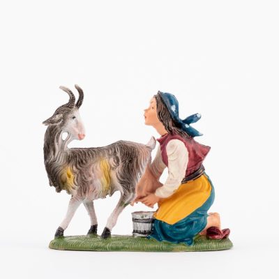 Pastorella (213) per presepe colori tradizionali cm.10