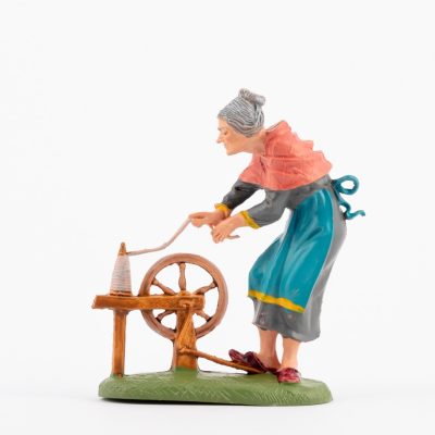 Pastorella (233) per presepe colori tradizionali cm.10