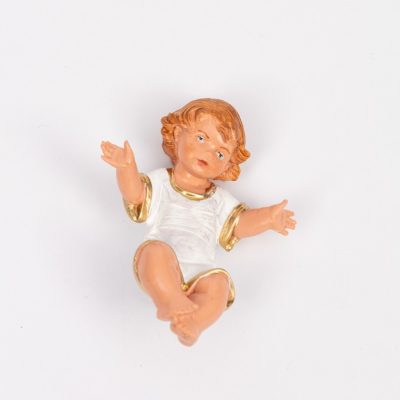 Bambino per presepe colori tradizionali cm.19