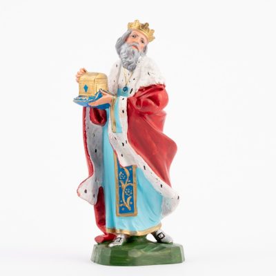 Re bianco (302) per presepe colori tradizionali cm.19