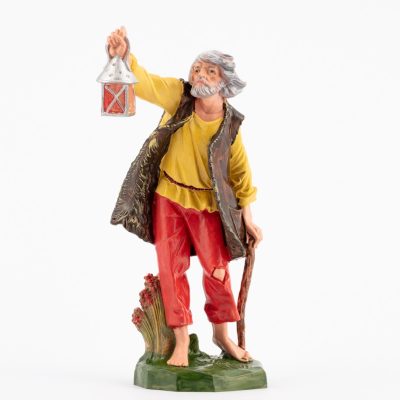 Pastore (316) per presepe colori tradizionali cm.19