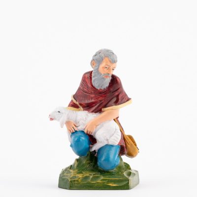 Pastore (321) per presepe colori tradizionali cm.19
