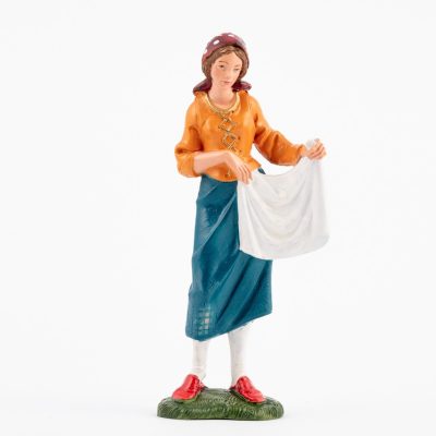 Pastorella (328) per presepe colori tradizionali cm.19