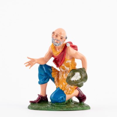 Pastore (344) per presepe colori tradizionali cm.19