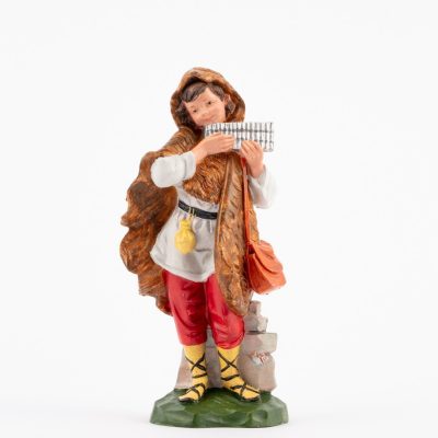 Pastore (346) per presepe colori tradizionali cm.19