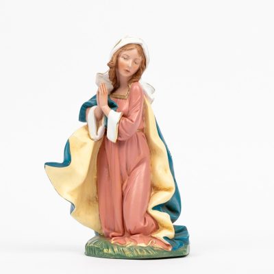 Madonna per presepe colori tradizionali cm.30