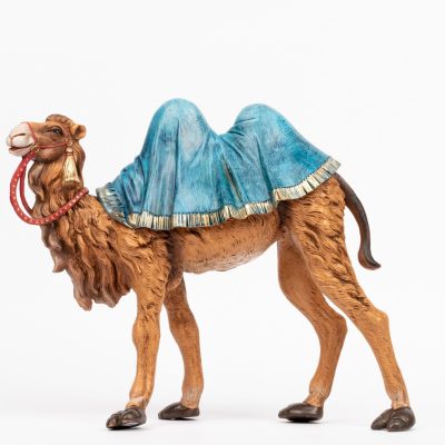 Cammello in piedi per presepe colori tradizionali cm.30