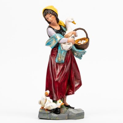 Pastorella (21) per presepe colori tradizionali cm.30