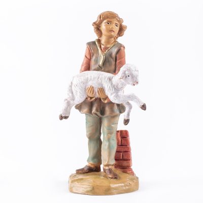 Pastore (703) per presepe cm.12 con scatola litografata