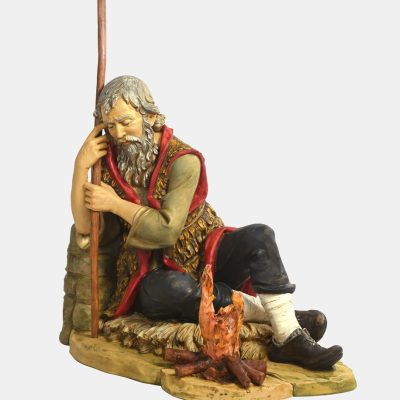 Pastore (21) in resina per presepe cm.125